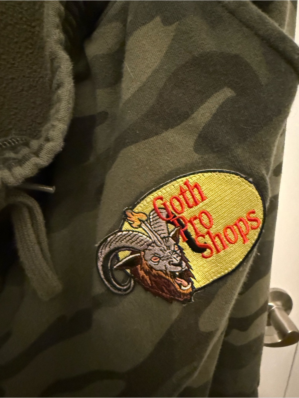 Women’s “Goth Pro Shops” Camo Drawstring Jogger Pants - Picture 2 of 4